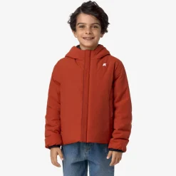 Sale K-Way P. JACK ST WARM REVERSIBLE Bluedepth-redpompeian