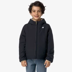 K-Way P. JACK ST WARM REVERSIBLE Beigeg-blued