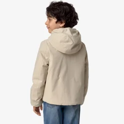 K-Way P. JACK ST WARM REVERSIBLE Beigeg-blued