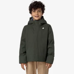 Clearance K-Way P. JACKO TWILL MARMOTTA Greenb-bluea