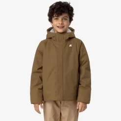 Discount K-Way P. JACKO TWILL MARMOTTA Brownc-beigeg