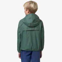 Best K-Way P. JAKE PLUS.2 REVERSIBLE Greenpalm-yellowmimosa