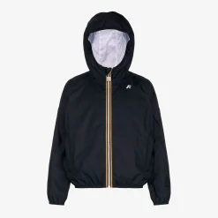 New K-Way P. JAKE PLUS.2 REVERSIBLE Bluedepth-white