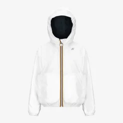 New K-Way P. JAKE PLUS.2 REVERSIBLE Bluedepth-white