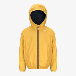 Clearance K-Way P. JAKE PLUS.2 REVERSIBLE Yellowmimosa-bluedepth