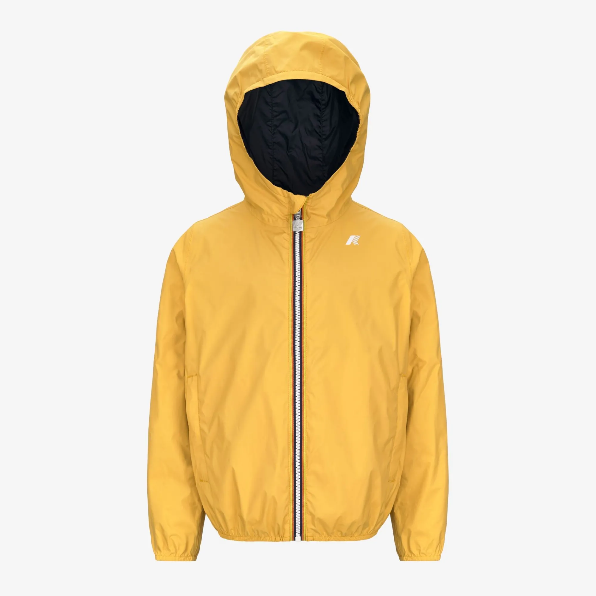 Clearance K-Way P. JAKE PLUS.2 REVERSIBLE Yellowmimosa-bluedepth