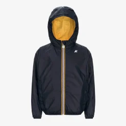 Clearance K-Way P. JAKE PLUS.2 REVERSIBLE Yellowmimosa-bluedepth