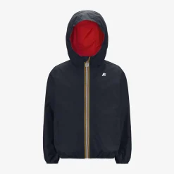 Outlet K-Way P. JAKE PLUS.2 REVERSIBLE Bluedepth-red