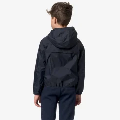 Outlet K-Way P. JAKE PLUS.2 REVERSIBLE Bluedepth-red