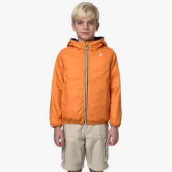 Clearance K-Way P. JAKE PLUS.2 REVERSIBLE Bluefiord-orangemd