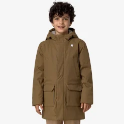 Discount K-Way P. JARKO TWILL MARMOTTA Brownc-beigeg