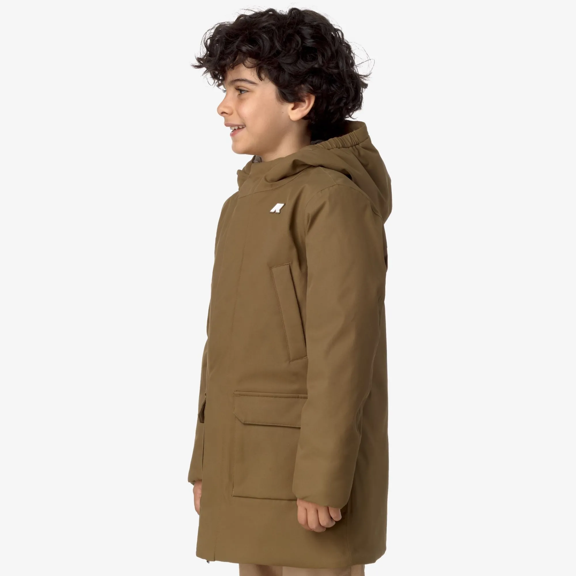 Discount K-Way P. JARKO TWILL MARMOTTA Brownc-beigeg