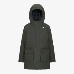 Discount K-Way P. JARKO TWILL MARMOTTA Greenb-bluea