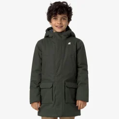 Discount K-Way P. JARKO TWILL MARMOTTA Greenb-bluea