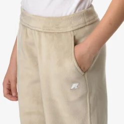 Discount K-Way P. JENNY VELOUR POLAR Beigegrey-beigegrey