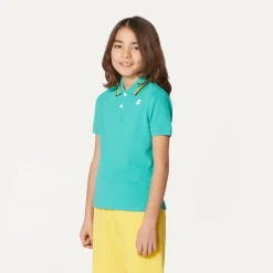 Clearance K-Way P. JUDE STRIPES Greenmarine