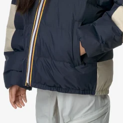 K-Way P. LE VRAI 3.0 CLAUDE HEAVY WARM Bluedepth-beigegrey