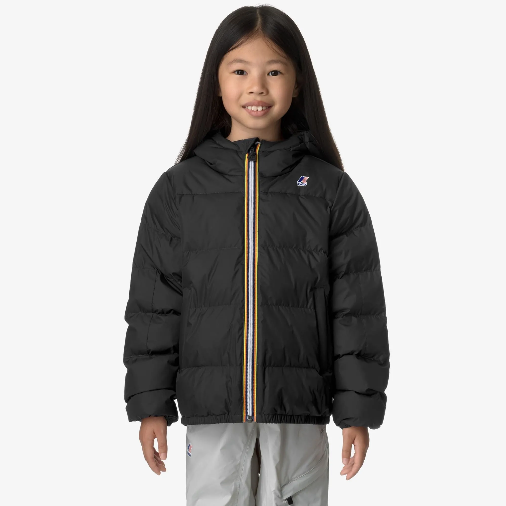 K-Way P. LE VRAI 3.0 CLAUDE HEAVY WARM Blackpure