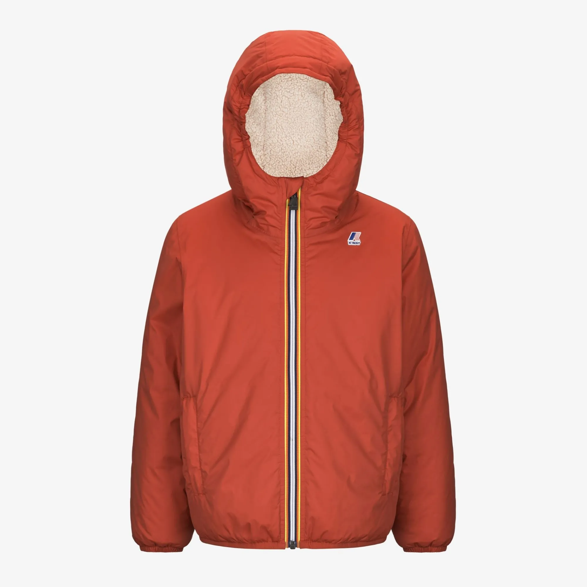 Sale K-Way P. LE VRAI 3.0 CLAUDE ORSETTO Redpompeian-ecru