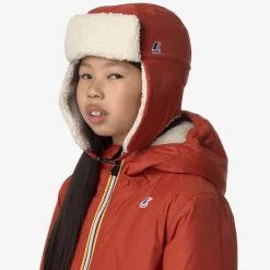 New K-Way P. LE VRAI 3.0 FEBRUUS ORSETTO Ecru-redpompeian