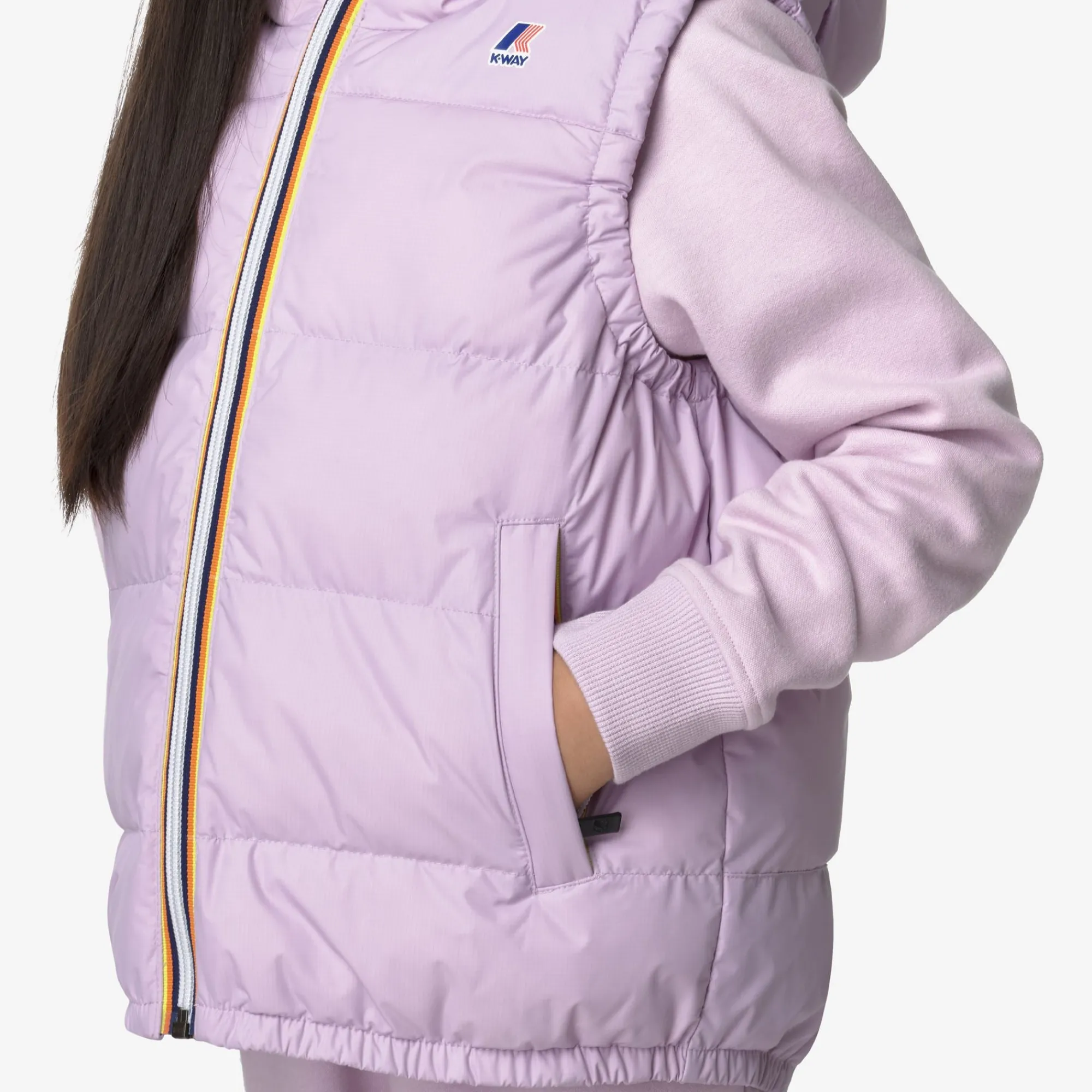 K-Way P. LE VRAI 3.0 ORLAN HEAVY WARM Violetltlilac