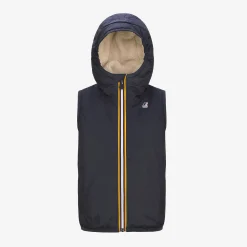 New K-Way P. LE VRAI 3.0 ORLAN ORSETTO Bluedepht-ecru