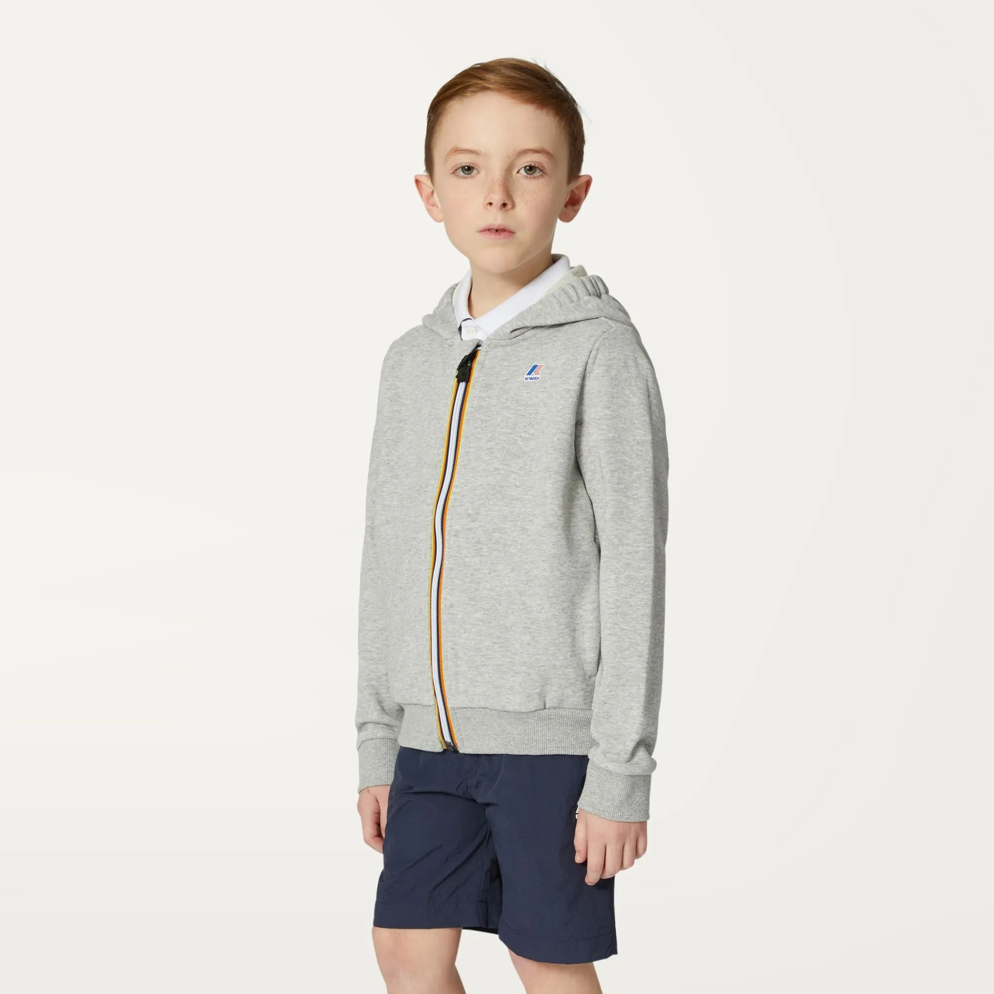 K-Way P. LE VRAI ARNEL POLY COTTON Ltgreymel