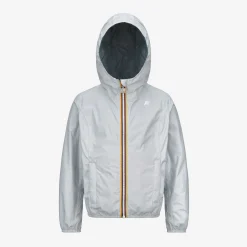 Discount K-Way P. LILY PLUS.2 REVERSIBLE Greys-greenp