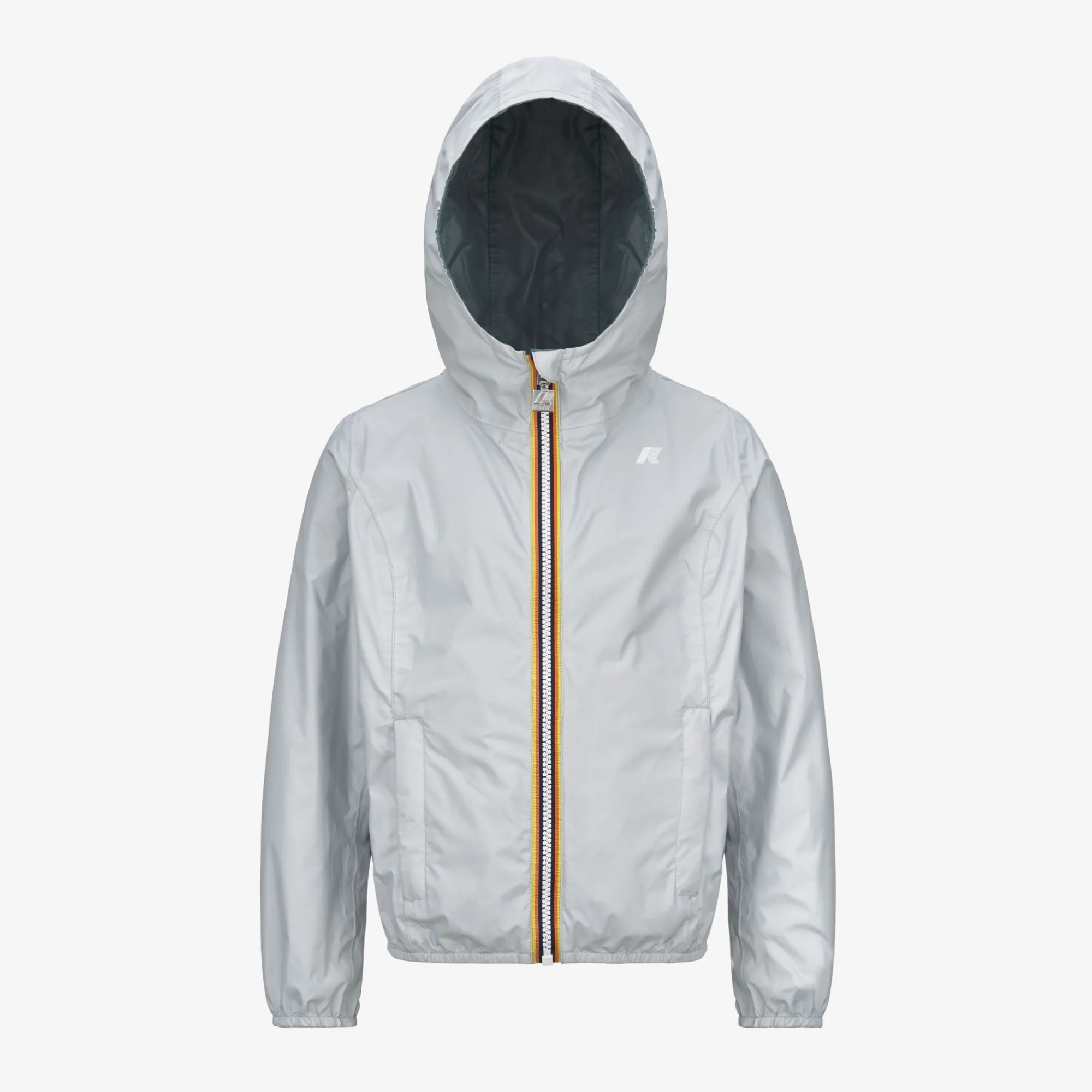 Discount K-Way P. LILY PLUS.2 REVERSIBLE Greys-greenp