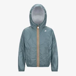 Discount K-Way P. LILY PLUS.2 REVERSIBLE Greys-greenp