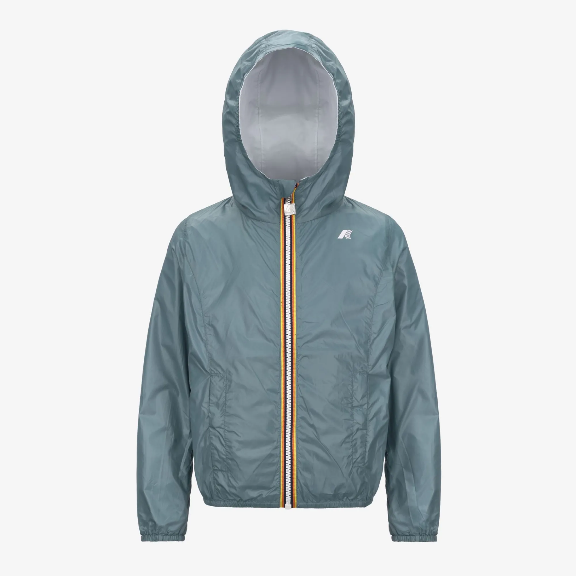 Discount K-Way P. LILY PLUS.2 REVERSIBLE Greys-greenp