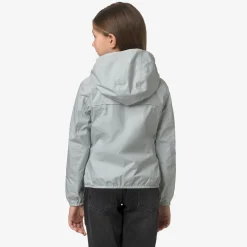 Discount K-Way P. LILY PLUS.2 REVERSIBLE Greys-greenp