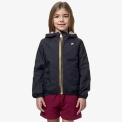 Best K-Way P. LILY PLUS.2 REVERSIBLE Blued-pink