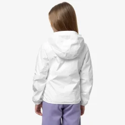 New K-Way P. LILY PLUS.2 REVERSIBLE White-beige