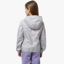 Hot K-Way P. LILY PLUS.2 REVERSIBLE Greyash-violetglicine