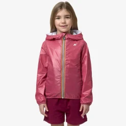New K-Way P. LILY PLUS.2 REVERSIBLE White-dkpink