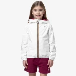 New K-Way P. LILY PLUS.2 REVERSIBLE White-dkpink