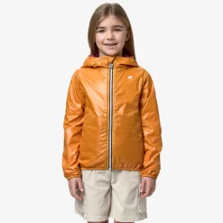 New K-Way P. LILY PLUS.2 REVERSIBLE Dkpink-orangemd