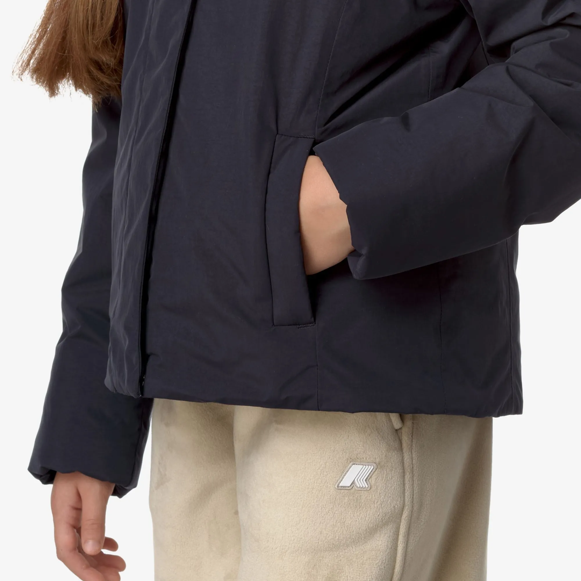 Discount K-Way P. LILY SOFT TOUCH MARMOTTA Blued-bluea