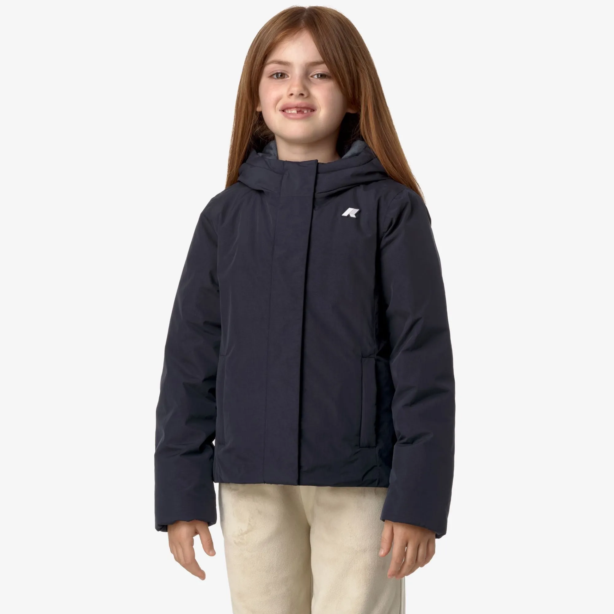 Discount K-Way P. LILY SOFT TOUCH MARMOTTA Blued-bluea