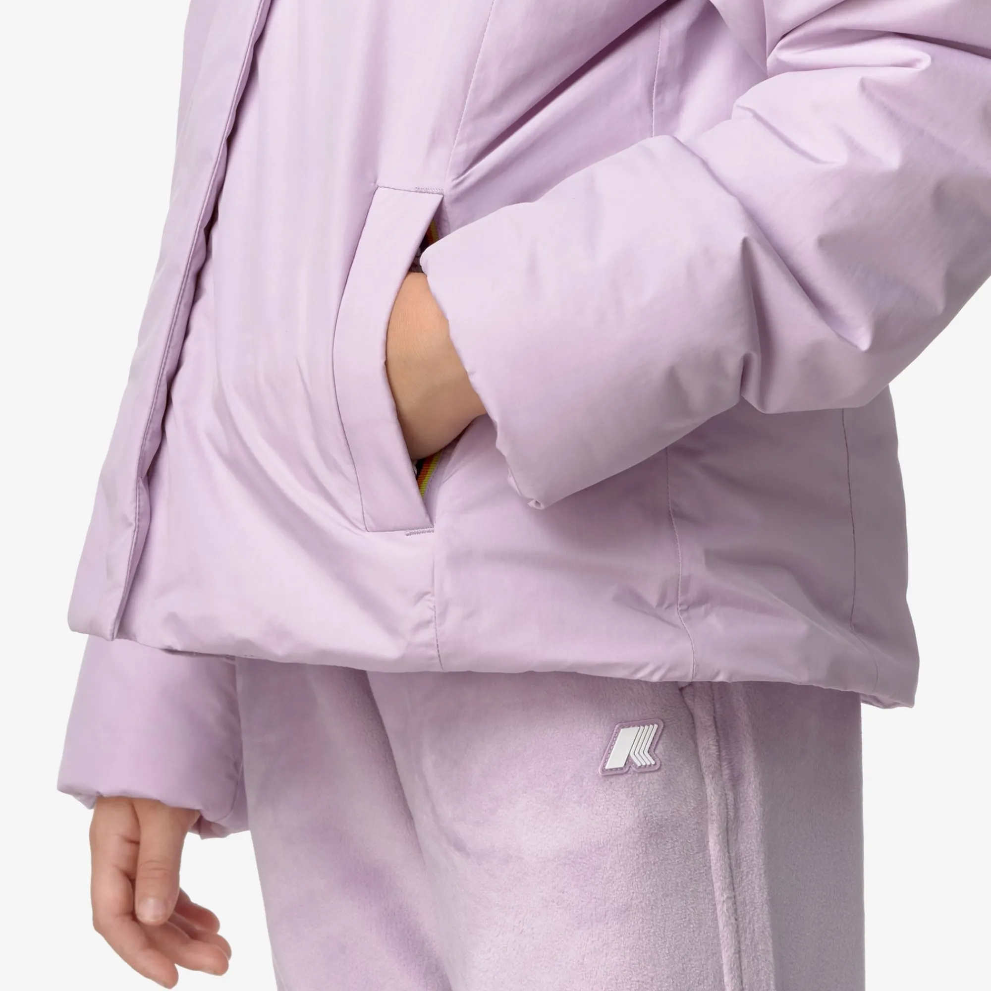 Best K-Way P. LILY SOFT TOUCH MARMOTTA Violetltlilac-greygoat