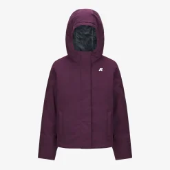 New K-Way P. LILY SOFT TOUCH MARMOTTA Violetdkpurple-greygoat