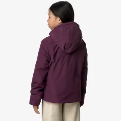 New K-Way P. LILY SOFT TOUCH MARMOTTA Violetdkpurple-greygoat