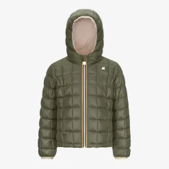 Sale K-Way P. LILY ST THERMO REVERSIBLE Pinktint-greencypress