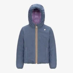 K-Way P. LILY ST THERMO REVERSIBLE Greyblueavio-violetltlilac