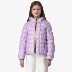 K-Way P. LILY ST THERMO REVERSIBLE Greyblueavio-violetltlilac