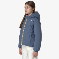 K-Way P. LILY ST THERMO REVERSIBLE Greyblueavio-violetltlilac