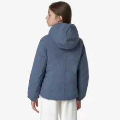K-Way P. LILY ST THERMO REVERSIBLE Greyblueavio-violetltlilac