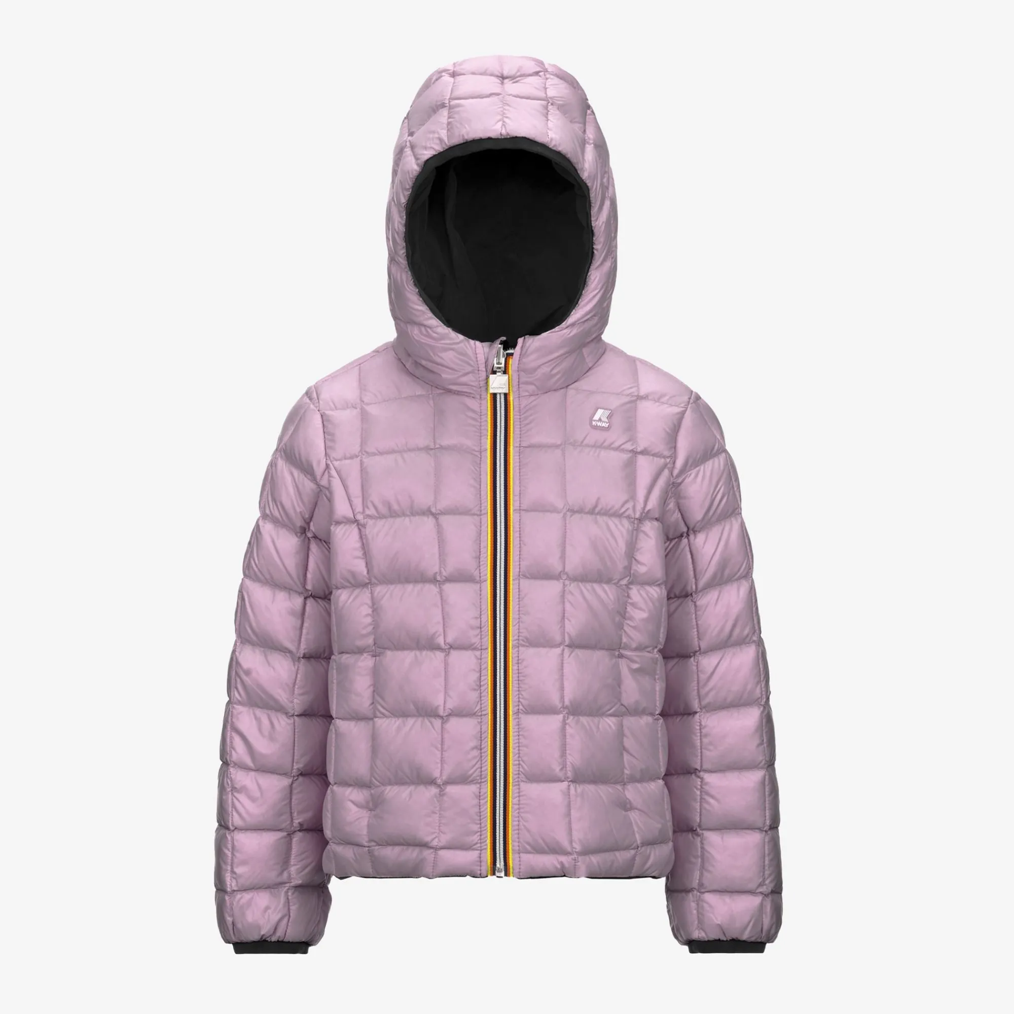 Best K-Way P. LILY ST THERMO REVERSIBLE Blackpure-violetdusty