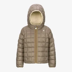 Hot K-Way P. LILY ST THERMO REVERSIBLE Beigeshortbread-beigetaupe